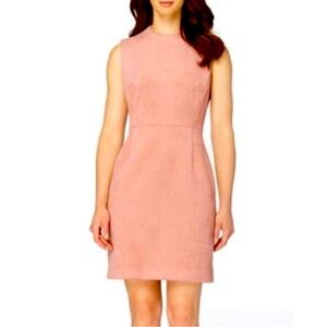 🔥Tahari ASL Desert Rose faux suede sheath dress. EUC🔥 GORGEOUS🔥